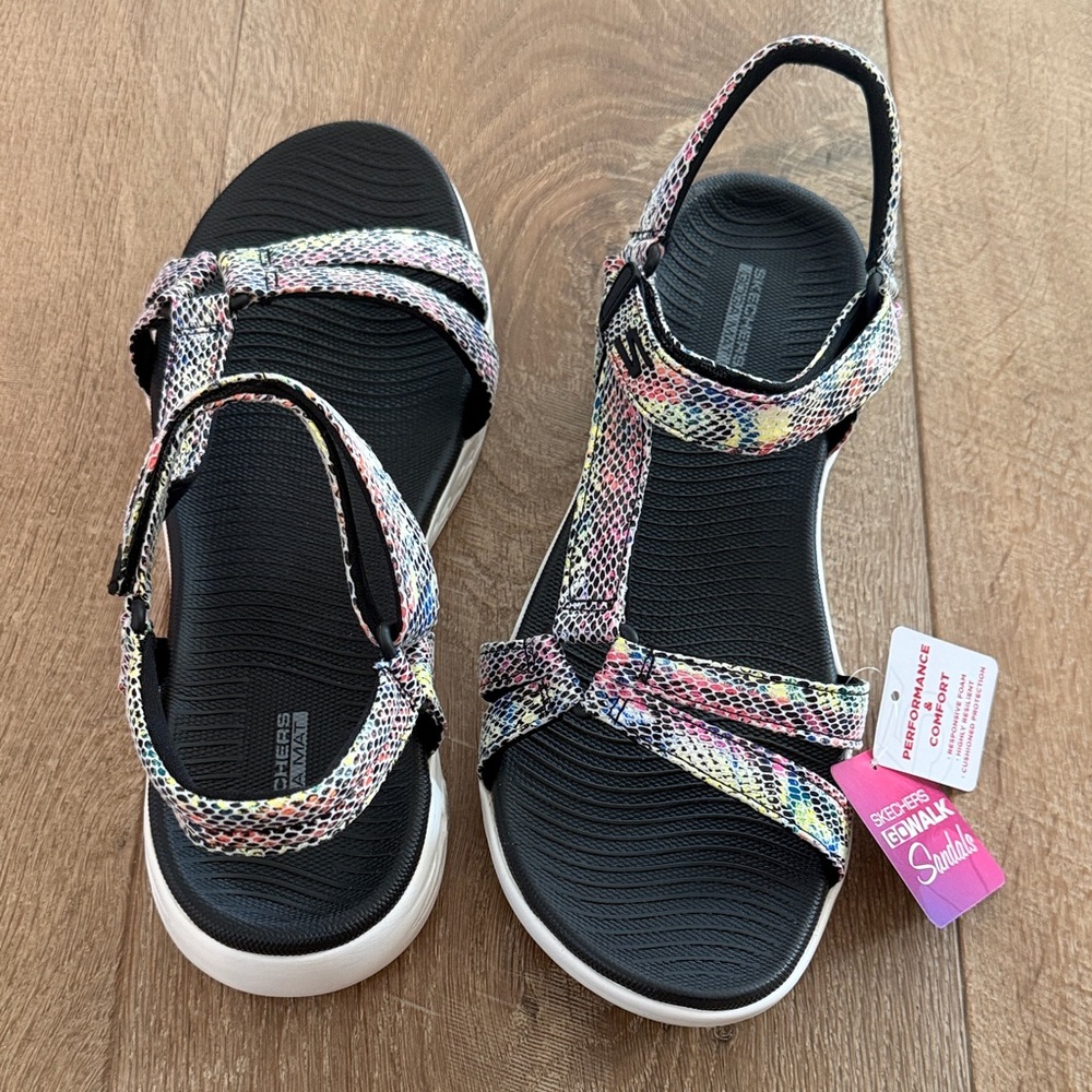 Skechers Vibrant Strappy Sandals